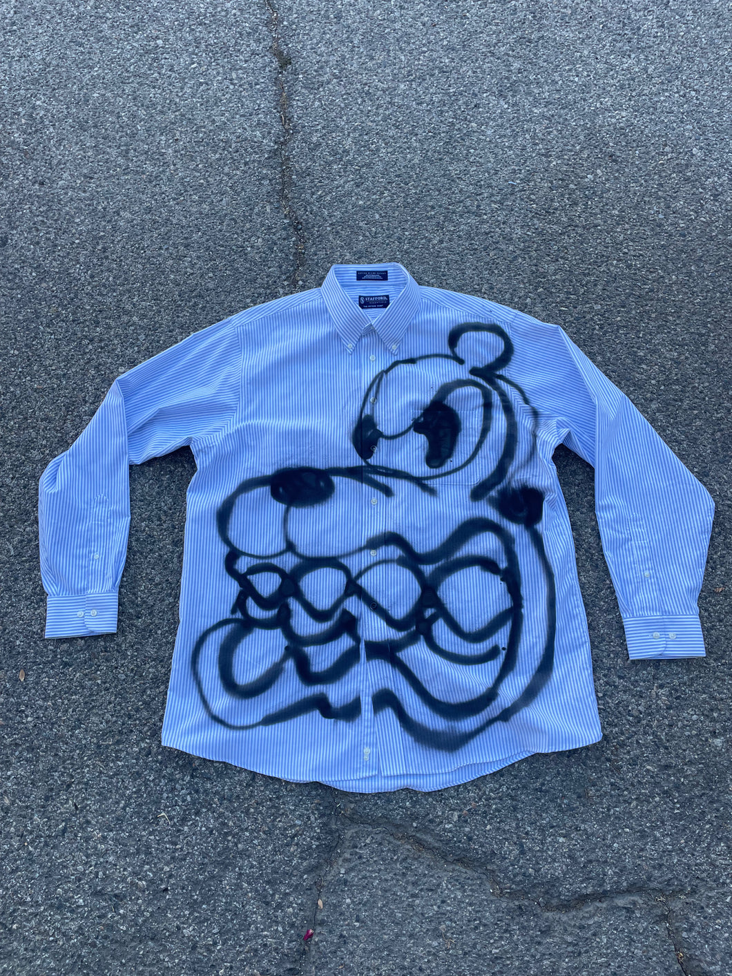 Dogg Mens Size 17.5 Button Up