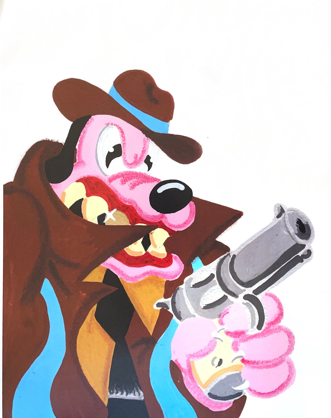 Detective Bones Print