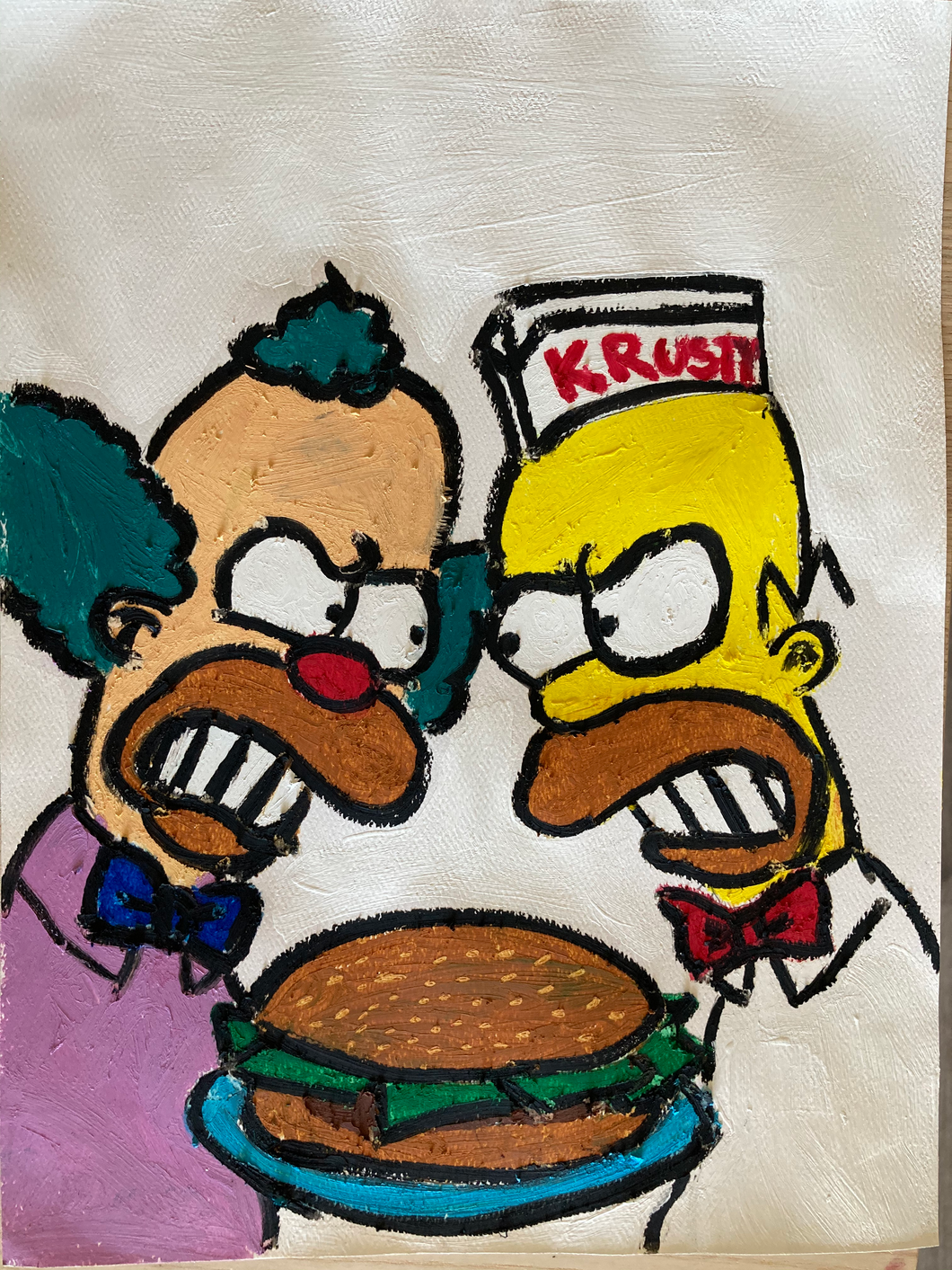 Krusty vs Homer